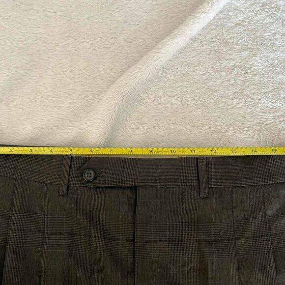 Cellini Collection Men's Plaid 2 piece Pant Suit Set size 42R - Picture 6 of 10